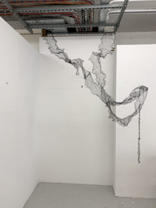 Knitted wire sculpture